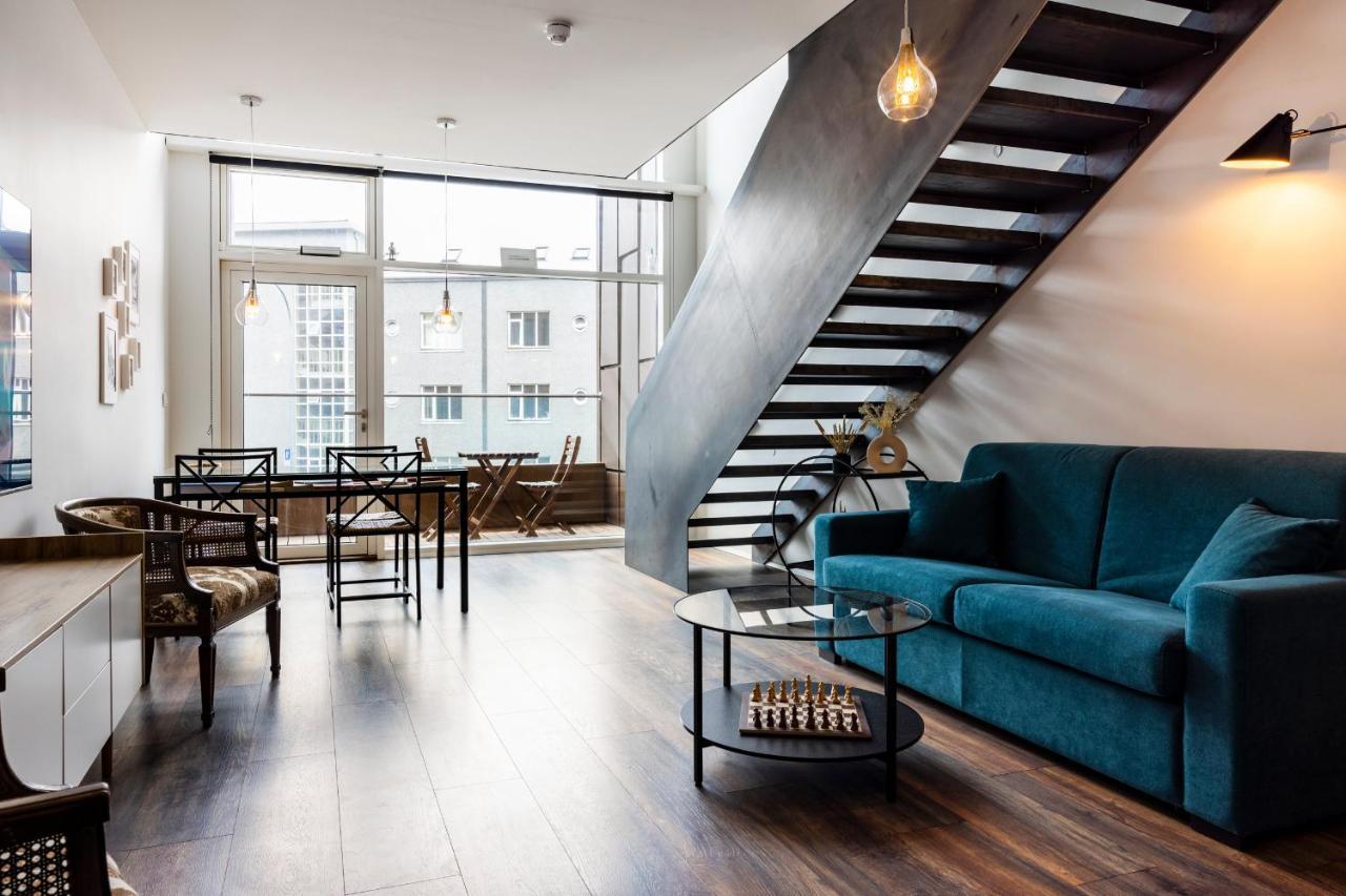 Loft-Style Duplex With Balcony In Downtown Reykjavik Reiquiavique Exterior foto