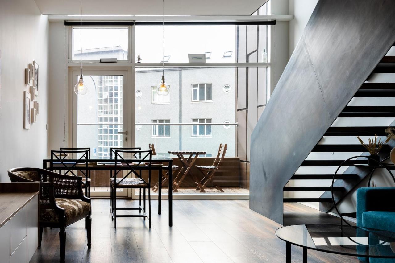 Loft-Style Duplex With Balcony In Downtown Reykjavik Reiquiavique Exterior foto